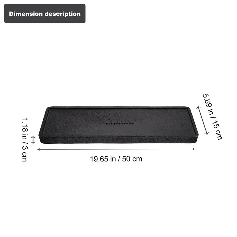 

1pc Creative Convenient Practical Tea Set Tray Teacup Plate Storage Tray for Home