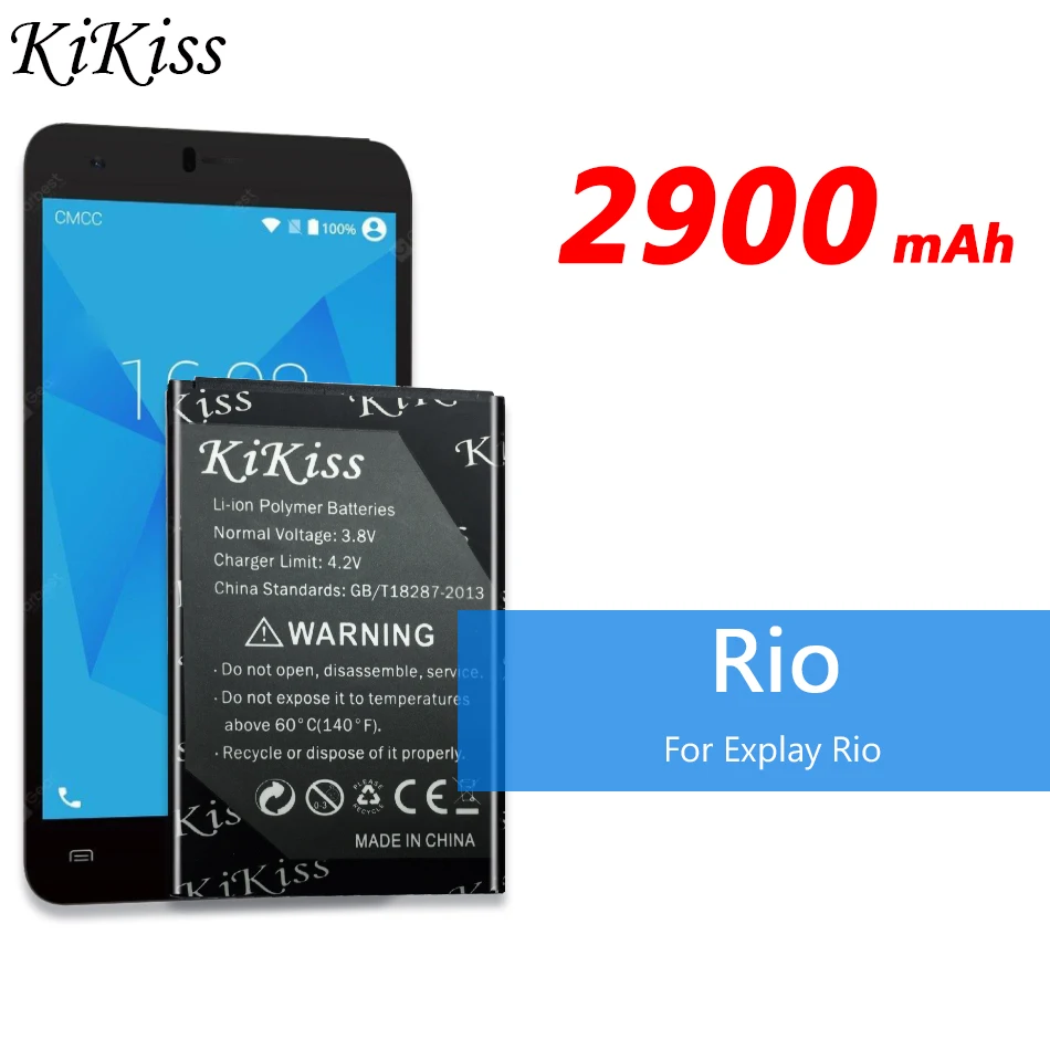 Мощная батарея 2900 мАч Замена батареи сотового телефона для Explay Rio + код