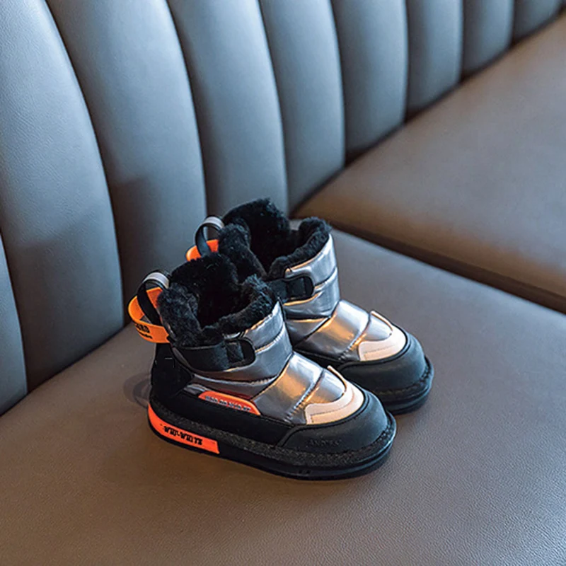 Осень-зима 2021 новые детские зимние ботинки утепленная хлопковая обувь для