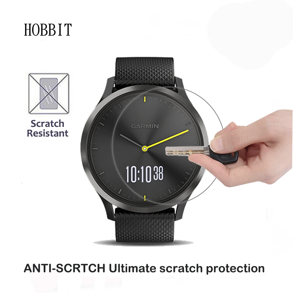 2 упаковки для Garmin Vivomove HR 0,3 мм 2.5D 9H защита экрана из закаленного стекла Ультрапрозрачная Защита от царапин для garmin