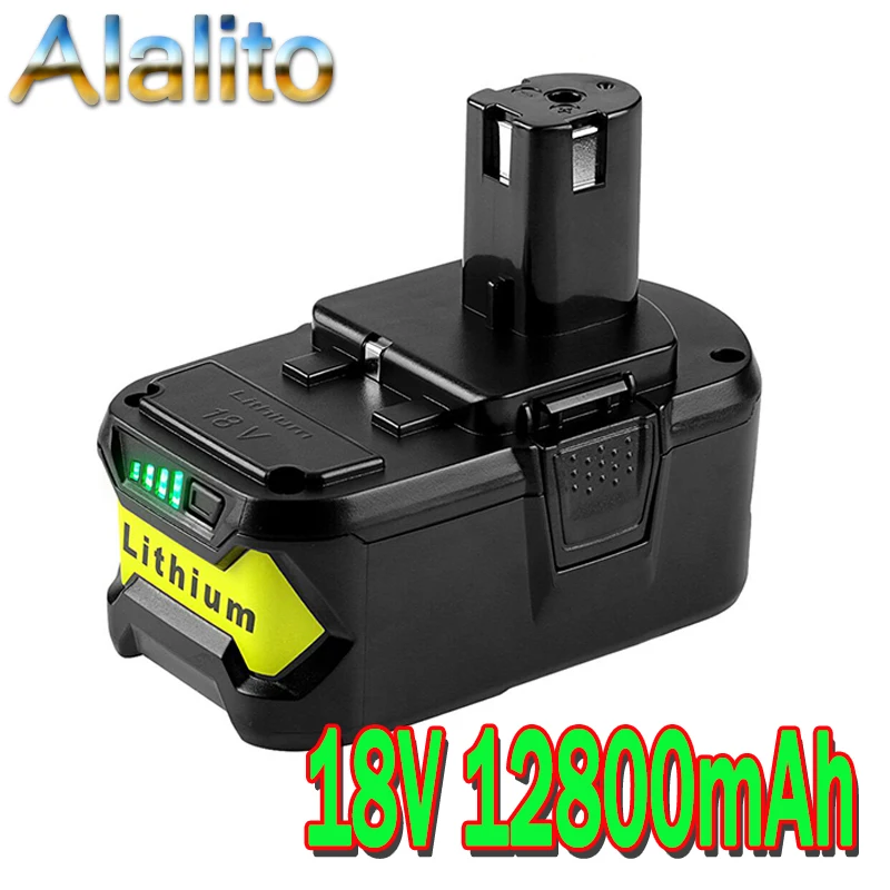 Литий ионный перезаряжаемый аккумулятор для электроинструментов Ryobi ONE 18В 12800 мАч