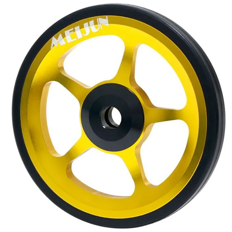 

Aluminum Alloy Mountain Bike Easy Wheel For Brompton Folding Bike Modified Portable Push Wheel CNC Ultra-light Bicylce Wheel