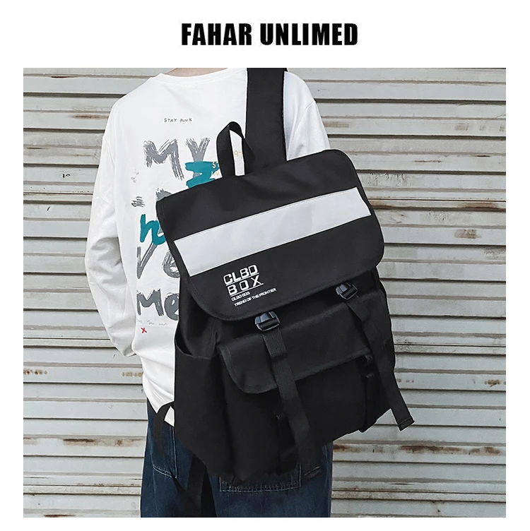 

PB3758 2021 new High school student schoolbag Korean version of casual all-match travel backpack