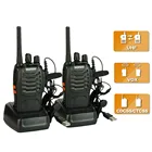 2 шт. Baofeng Bf-888s иди и болтай Walkie Talkie иди и 888s Uhf 5 Вт 400-470 МГц Bf888s Bf 888s H777 дешево двухстороннее радио для автомобилей