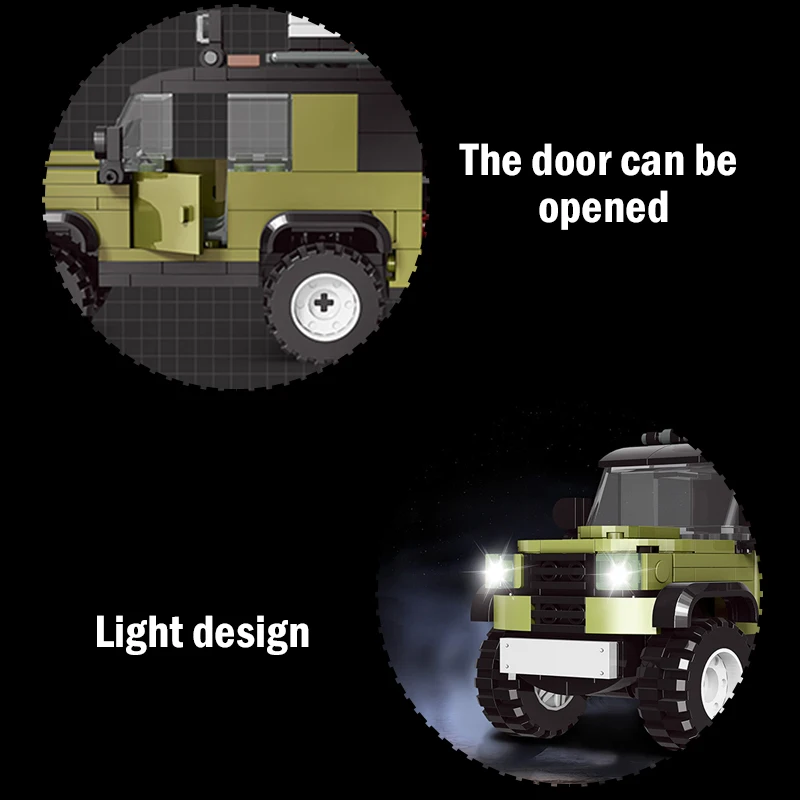 

City Mini Off-road Vehicle Model Building Blocks Technica SUV Racing Car Moc Bricks Education Toys for Children Christmas Gift