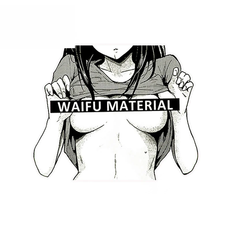 

SZWL Waifu Материал автомобиля наклейка винил водонепроницаемый стикер аниме Hentai сексуальный Pinup Mang девушка Переводные автомобильные аксессуары, 13 см * 12 см