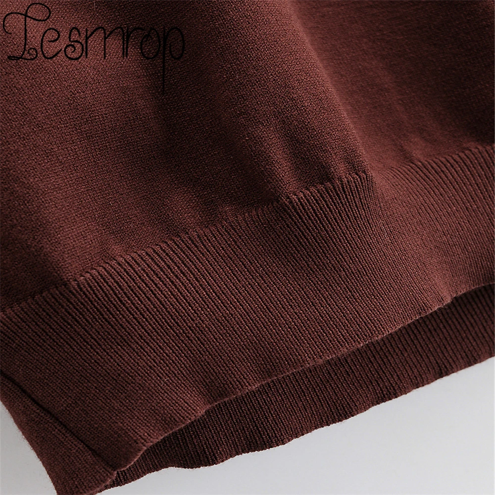 

LESMROP 2021 ZA Women New Autumn Simple Style High Neck Raglan Sleeves Sweater Pullover Tops Femme Casual Fashion White LP72S354