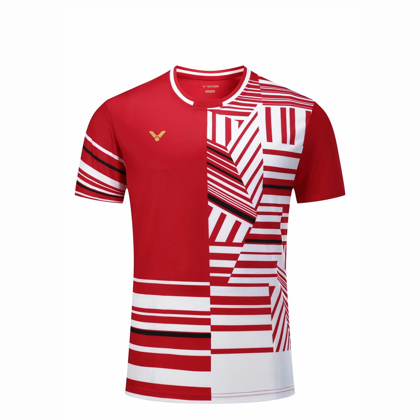 

Badminton Uniform Denmark National Team Competition Uniform Promotion Version Breathable Quick-drying Sweatshirt