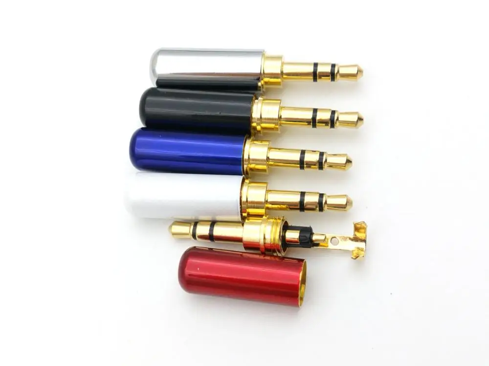 

100pcs 3.5mm Male Stereo Jack Plug soldering adapter
