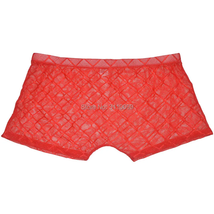 ЖАККАРДОВЫЕ мужские Прозрачные Боксеры свободное дышащее неограниченное нижнее