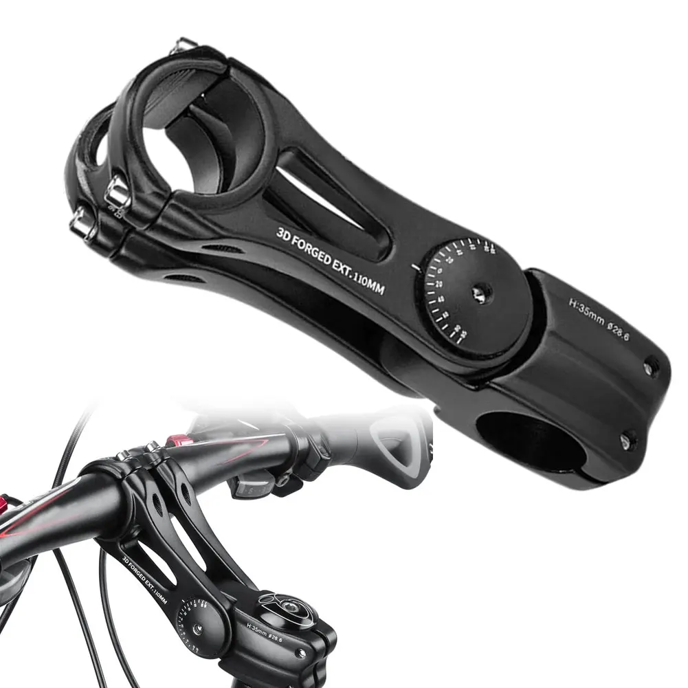 

Adjustable MTB Bike Stem For Handlebar Stem 90/110/145mm Aluminum Alloy Mountain BMX Bike Stem For Cycling Bike Accessories