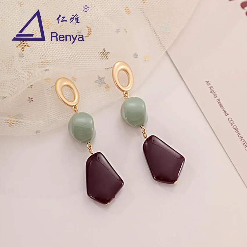 Акриловые женские серьги подвески ручной работы оптовая продажа модных