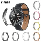 Защитный чехол с гальваническим покрытием FIFATA для Samsung Galaxy Watch 3 45 мм 41 мм, мягкий защитный бампер из ТПУ для Samsung Watch 3