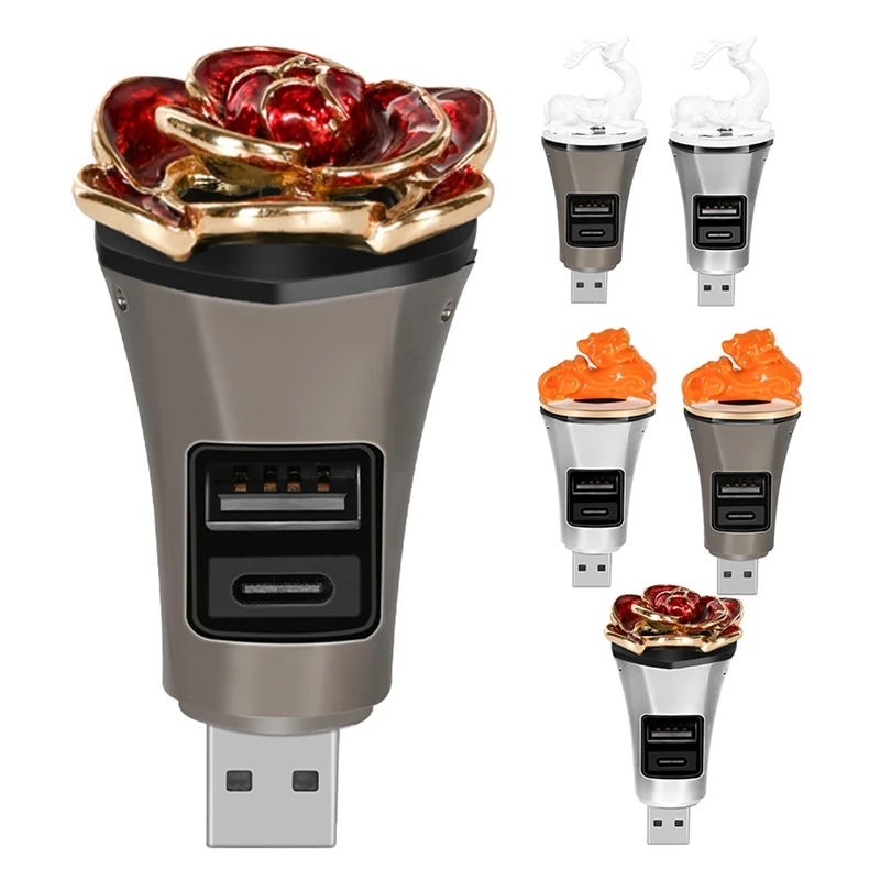 

Universal USB Mini Air Purifier Aroma with USB Port for Office Home Car