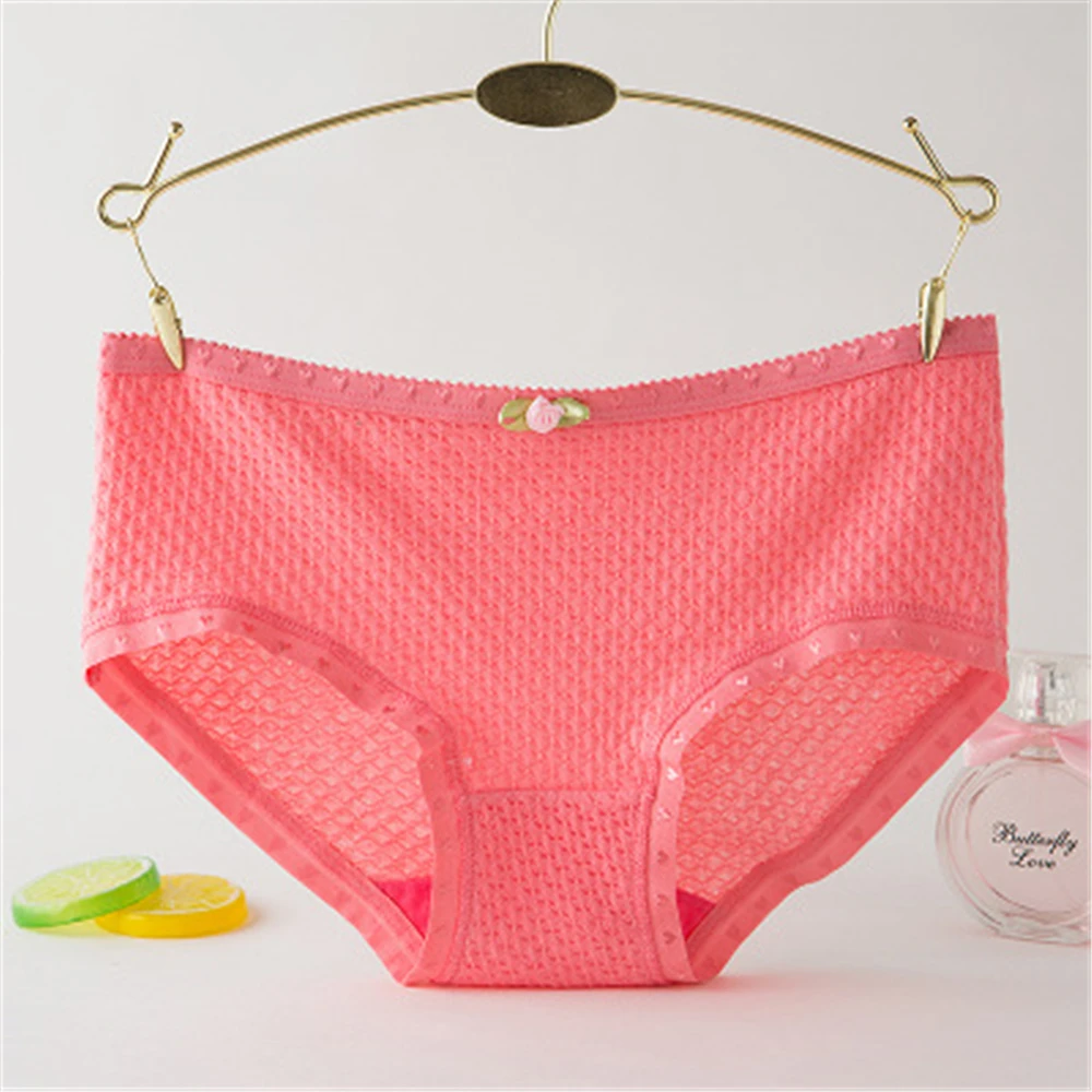 

Ladies'bubble-foam, cute and comfortable briefs, breathable cotton T9040