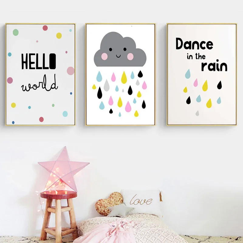 

Dream Muur Art Schilderij Poster Print Kinderen Decoratie Foto Game Room Decoratie Canvas Schilderij Art Decor Home Decor