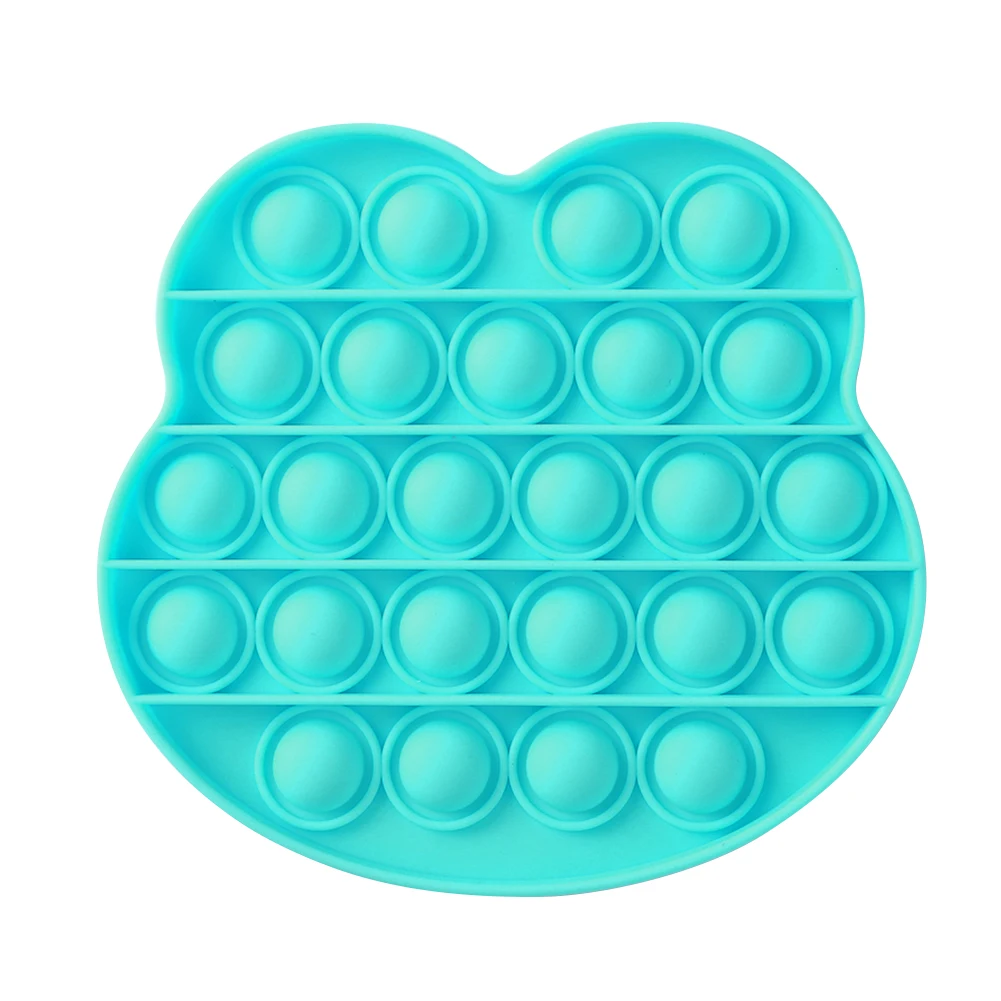 

Push Bubble Fidget Toy Pop Frog Duck Snails Tortoise Rabbit Monkey Shape Sensory Stress Reliever Toy Anti-stress Toys for Child