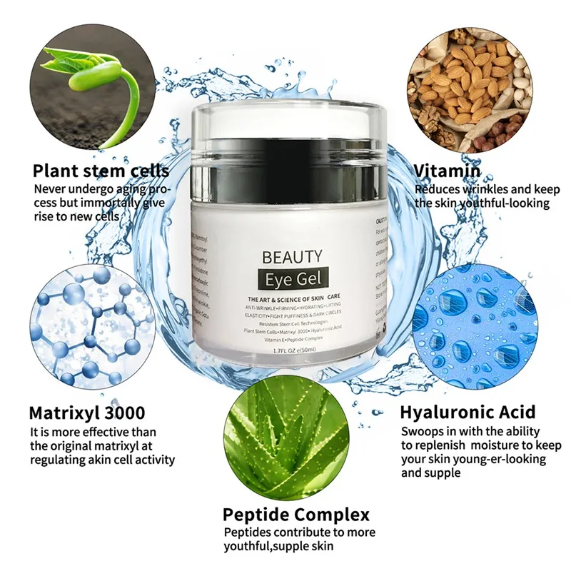 Гель для глаз против темных кругов припухлости морщин укрепляющий и эффективный