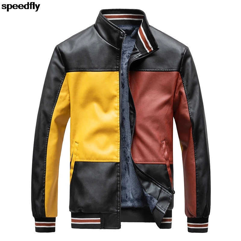 

2021 Mens New Casual Motor Leather Jacket Coat Mens Jackets Mens High Quality Jacket