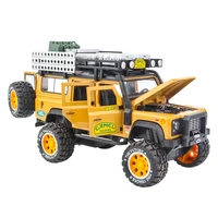 128 diecasts vehicles defender camel trophy model sound light collection car toys children toys gift