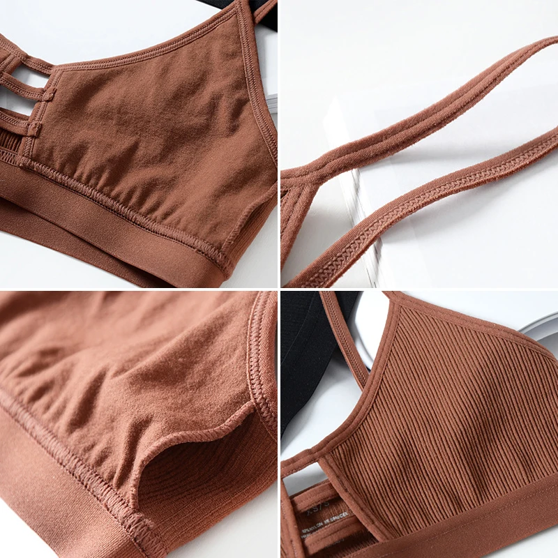 

Seamless Bras Women Brassiere Bralette Underwear Sexy Lingerie Vest Top Unwired Womens Push Up Bh Comfort Wire Free Bra 2021 New