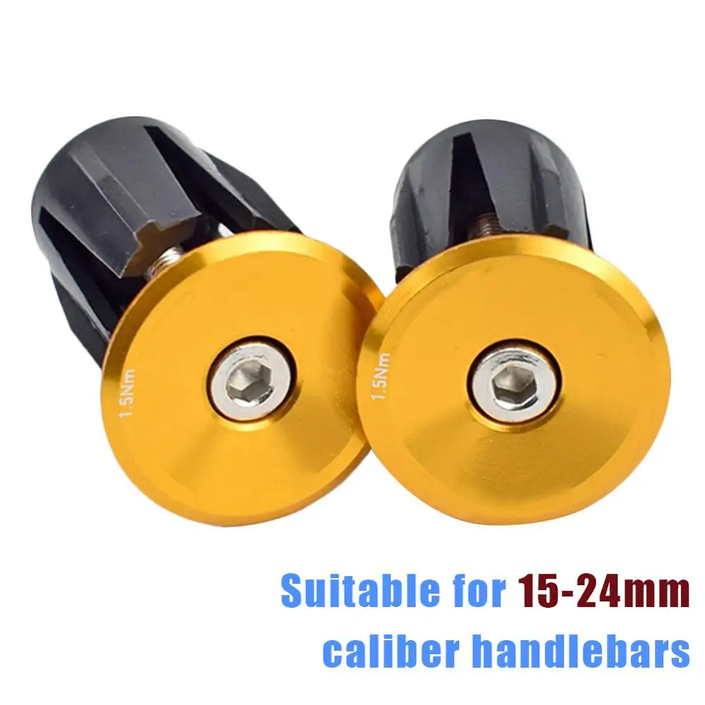 1 пара заглушки для руля велосипеда из алюминиевого сплава|Упоры рук на руль