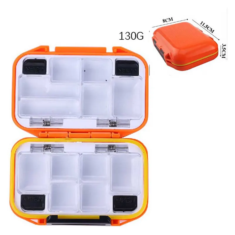 Коробка для рыболовных снастей водонепроницаемая двухсторонняя приманка ящики