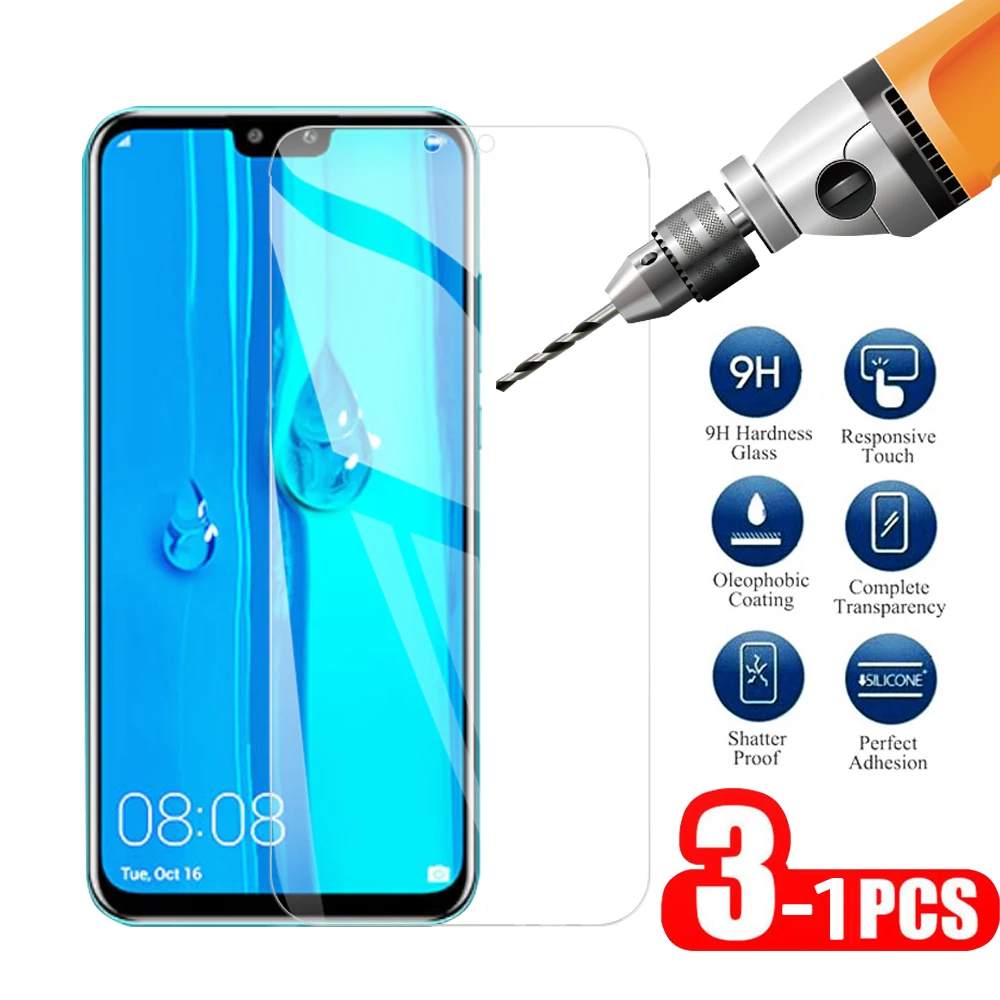 

Стекло для экрана 1-3 шт. Защитное стекло для Huawei Y9 Prime защита для экрана закаленная пленка для Hauwei Y9 Prime прозрачная защита