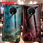 Роскошный чехол из закаленного стекла для телефона для Oneplus 7t 7 Pro 6 оригинальная задняя крышка противоударный чехол для One Plus 7t 7Pro 7 Pro 6t 5t 5 Coque