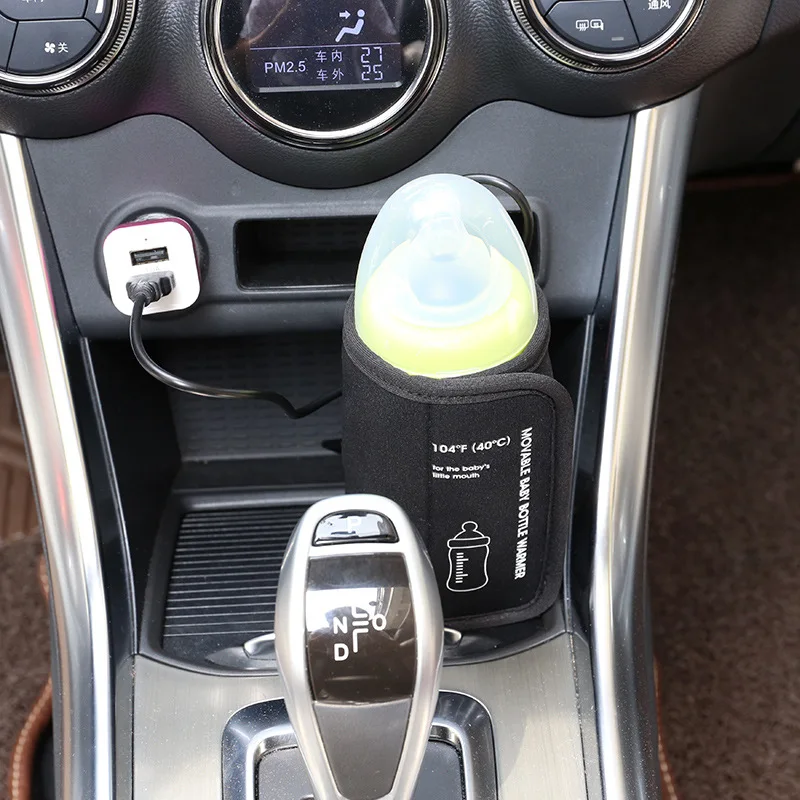 Термостатический подогреватель бутылок для автомобиля переносной USB