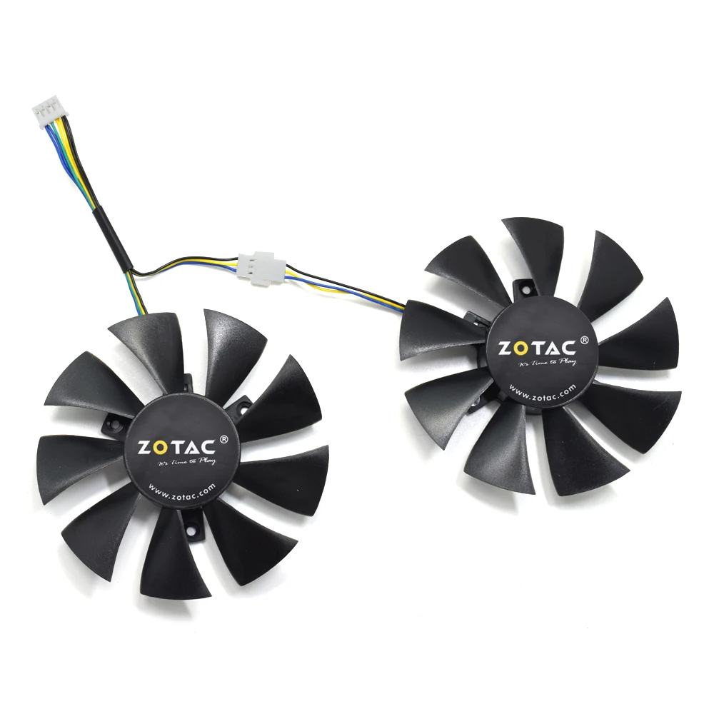 85mm GA91S2H 12V 0.35A 40*40*40mm 4Pin VGA Fan For ZOTAC GeForce GTX 1060 AMP Edition GTX1070 MINI Graphics Card Cooling Fan  - buy with discount