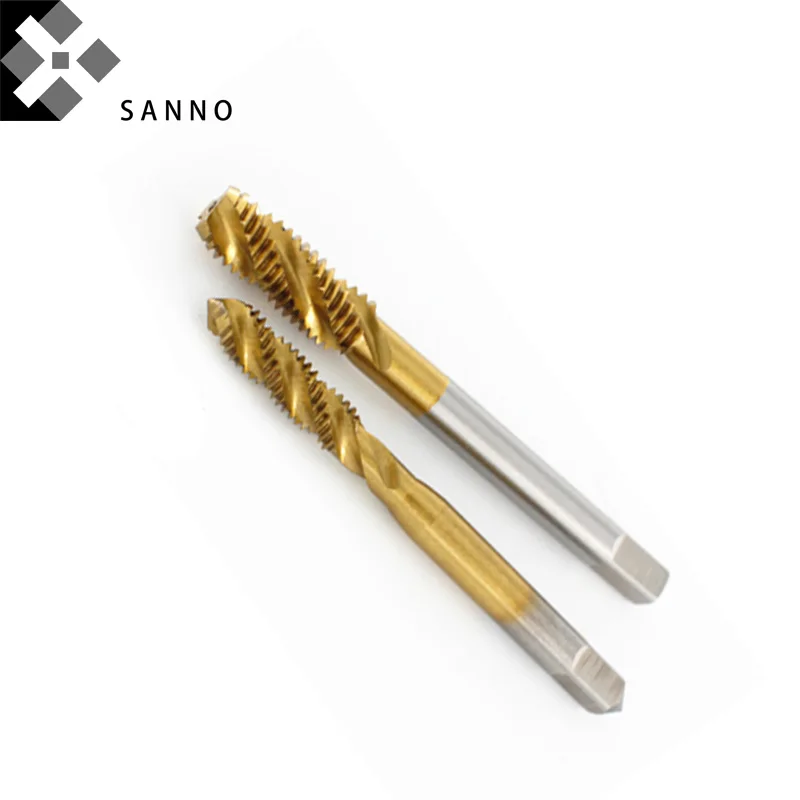 Спиральный рифленый станок из быстрорежущей стали 10 шт. винтовой кран M2 M8 M14 M20