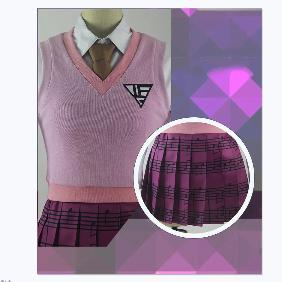 Костюм для косплея Akamatsu Kaede из новой игры данганронпа V3 школьная форма японского