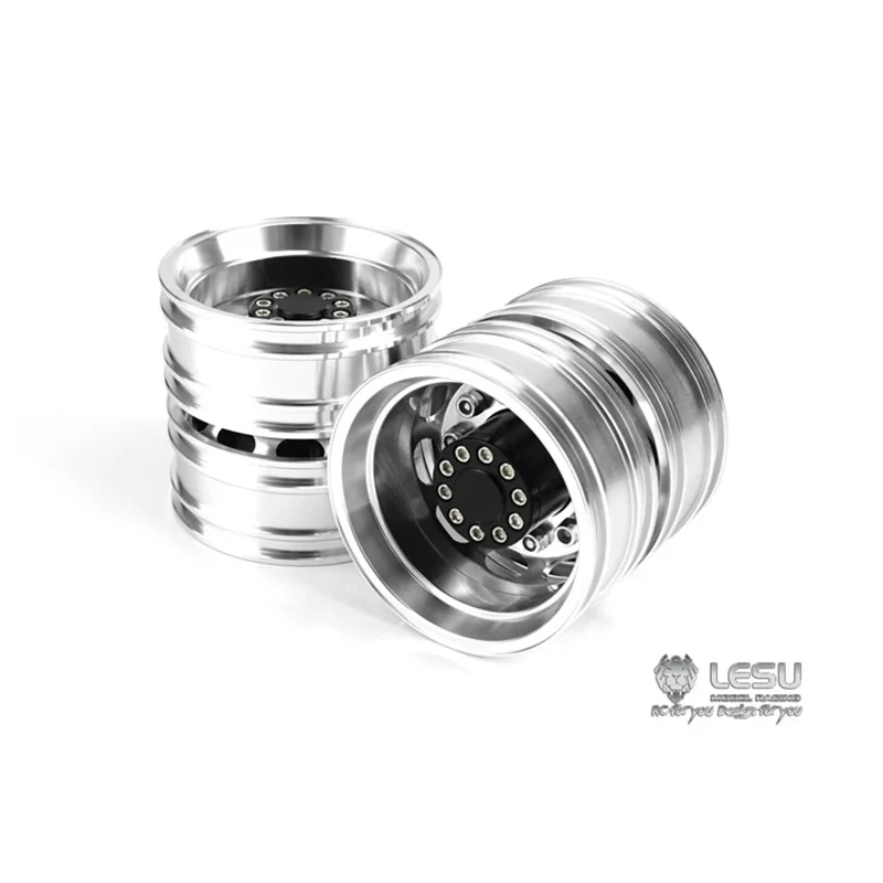 LESU металлическая задняя двойная Ступица колеса для 1/14 тягача RC Tamiya самодельный