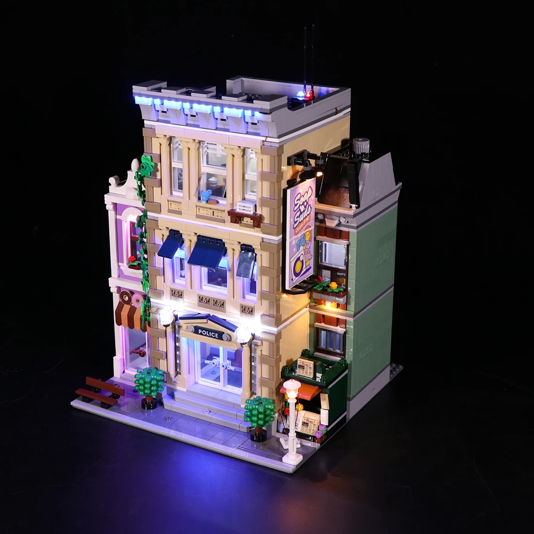 

LED Lighting Kit For Police Station 10278 (LED Included Only, No Kit) For Children-Luxury Remote Control Version/Classic Version