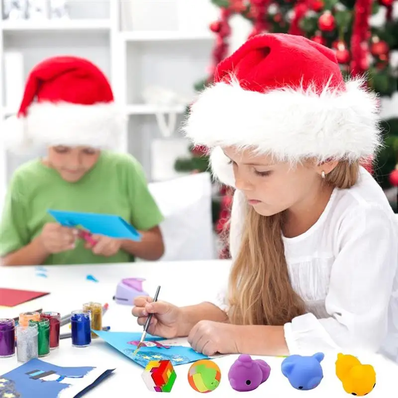 24 шт./компл. Рождественская игрушка с календарем обратного отсчета календарь для