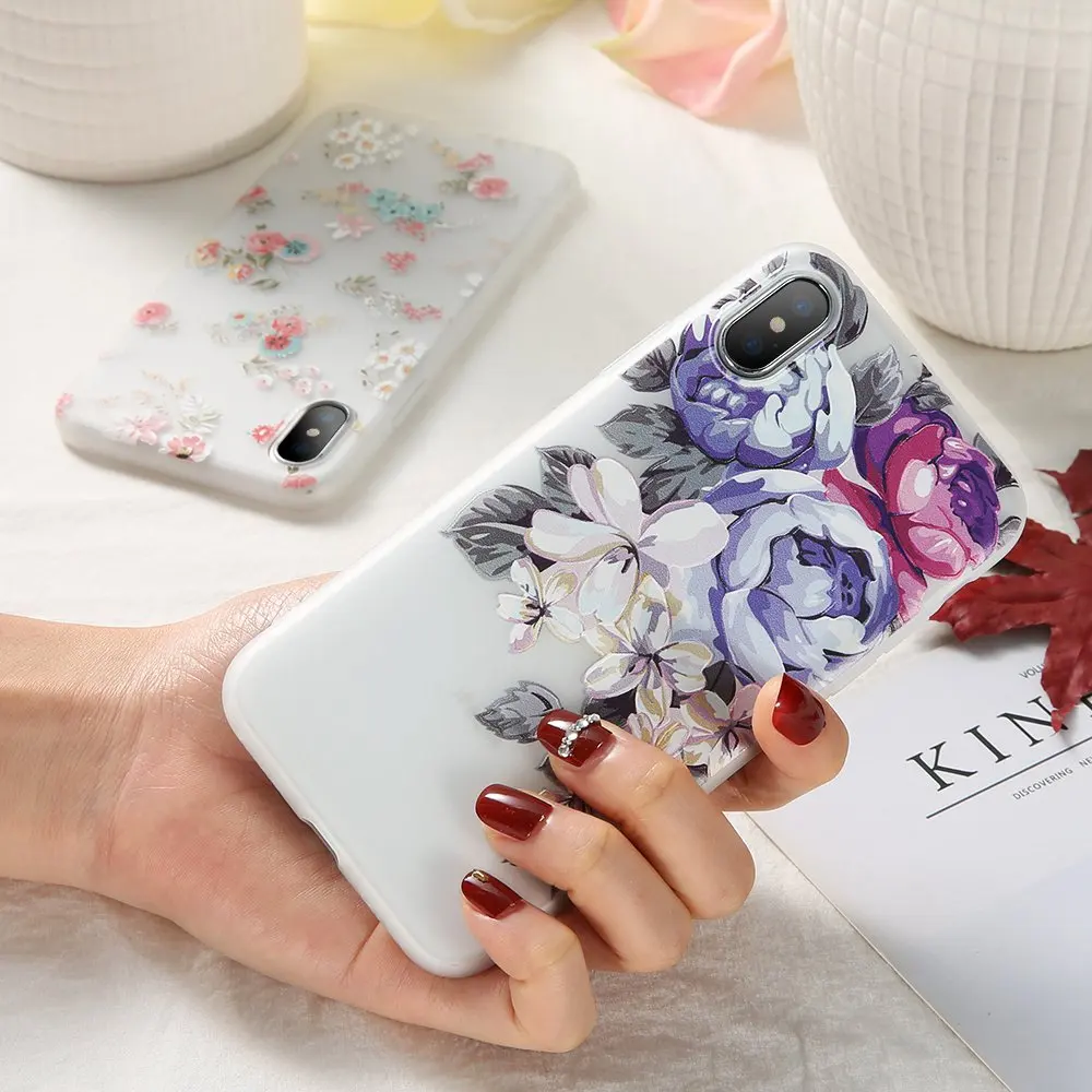 KISSCASE Чехол для чехол на самсунг а50 3D Рельефный цветочный samsung Galaxy S10 5G Plus S10e