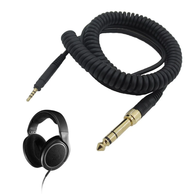 

Replacement Headphone Spring Cable Cord Line for Sennheiser- HD518 HD558 HD598 HD559 HD579 HD599 Headset Audio Cord Dropshipping