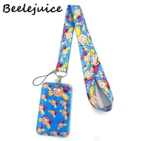 funny girl cartoon characters neck strap lanyard for keys lanyard card id holder jewelry decorations key chain accessories gifts