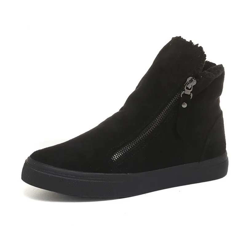 

Ankle Boots For Women Winter Snow Boots Fashion Zip Boots Warm Plush Shoes Ladies Fur Platform Shoes Black Botas Mujer 2021