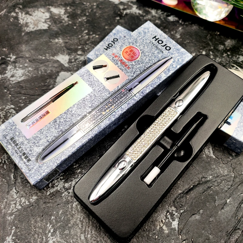 Карандаш для бровей Hojo треугольный блестящий ромбовидной формы стойкий