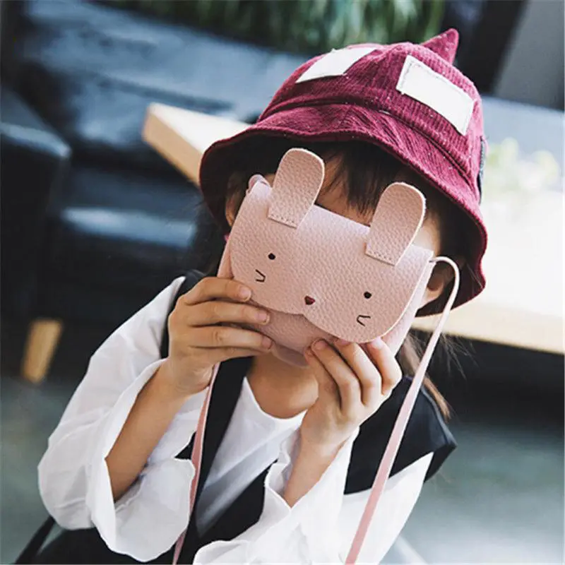 

New Fashion Baby Kids Girl Bunny Shoulder Bag Cute Animal Storage Crossbody Messenger Bags Handbag Kids Gifts
