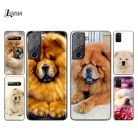 cute chow chow dog silicone cover for samsung galaxy s21 s20 fe ultra s10 s10e lite s9 s8 s7 plus phone case
