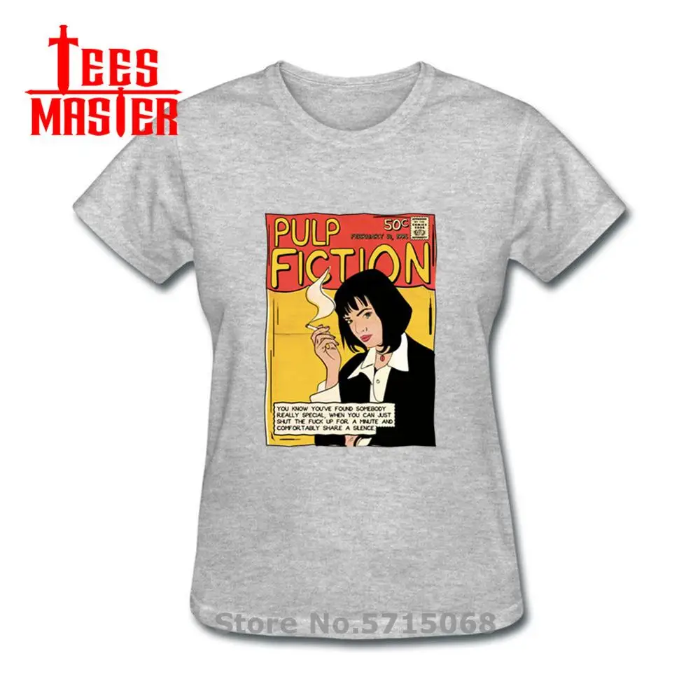 Крутая женская футболка с изображением героев фильма Мия Уоллес эстетическая