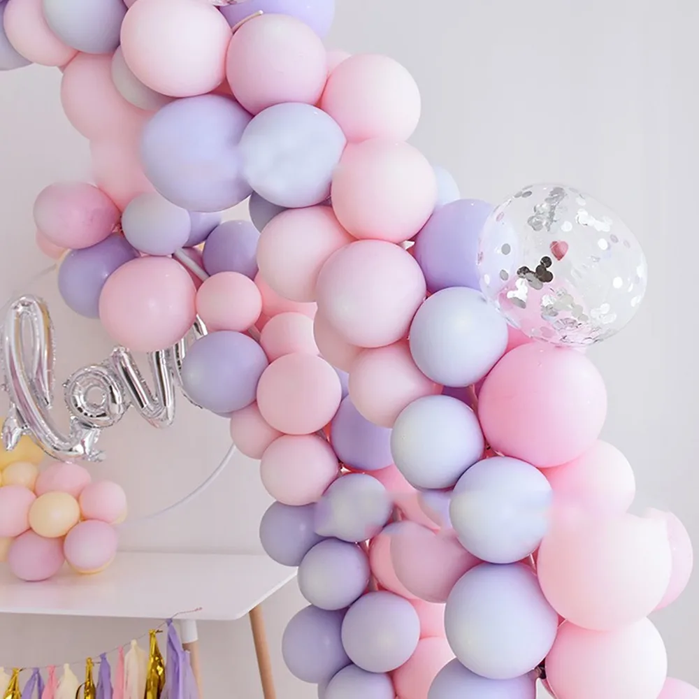 Weedding вечерние украшения 100 шт. воздушные шары набор 10 дюймов Макарон цвет