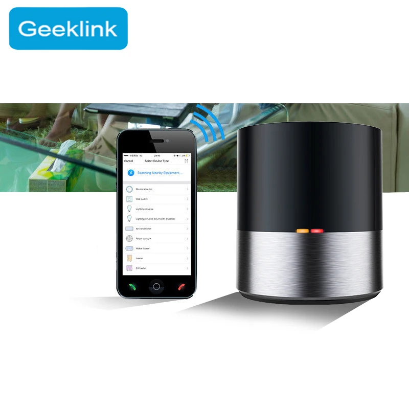 Geeklink ИК Wifi Пульт дистанционного управления Siri Голосовое управление для Alexa Google Home