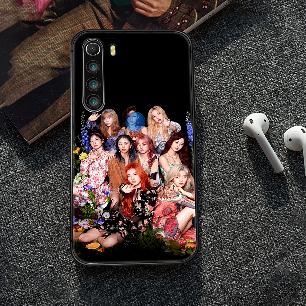

TWICE KPOP Phone Case Cover Hull For XIAOMI Redmi 7a 8a S2 K20 NOTE 5 5a 6 7 8 8t 9 9s pro max black back soft funda tpu hoesjes