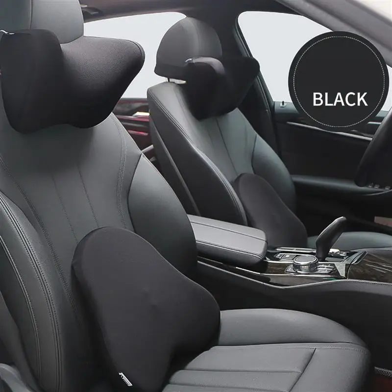 

Подушка для автомобильного сиденья, эластичная регулируемая подушка из пены с эффектом памяти, с ремешком для головы, шеи, плеч, для автомоб...