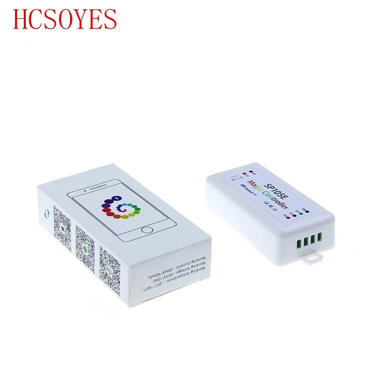 DC5-24V SP105E SP108E волшебный контроллер Bluetooth 2048 пикселей для WS2811 2812 2801 6803 IC Светодиодная лента Поддержка IOS/Android APP