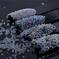 10gpack 0 4 3mm mini bubble ball beads tiny glass bead for silicone mold uv resin epoxy filler resin filling diy nail art decor